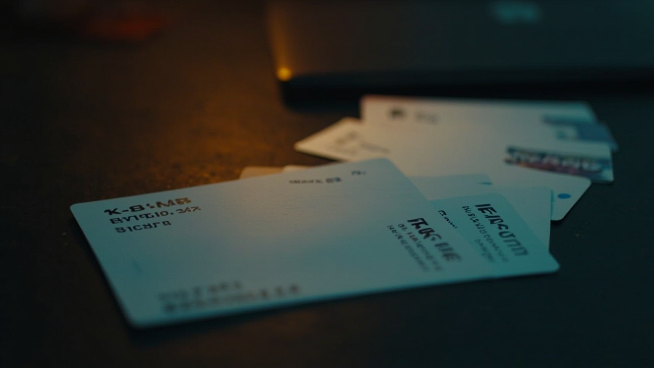 A cinematic editorial shot of physical release cards fanned out on a dark slate desk under warm-cool ambient light. The cards evoke a stack of recent frontier model announcements laid out for comparison, with the wider mood of new releases arriving faster than the eye can track them. Real-world photograph, shallow depth of field.